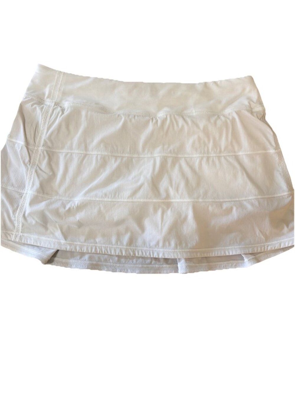 Lululemon Women's Circuit Breaker Tennis Skirt/Skort White, Size 10/12